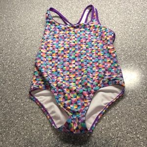 Size 10 Speedo One Piece Bathing Suit Swim